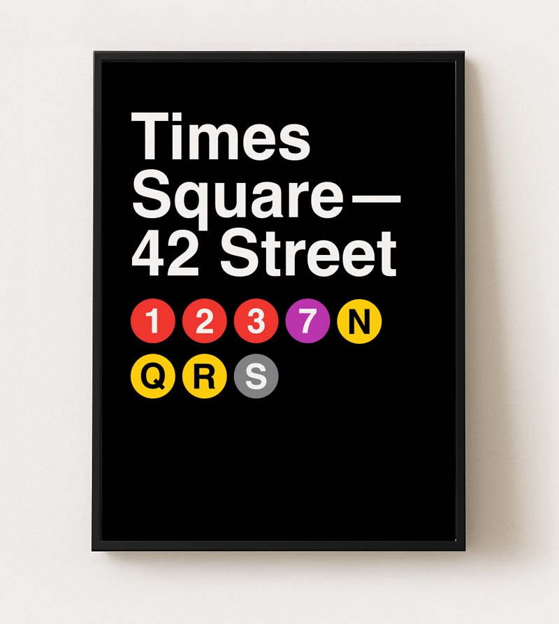 Times Square NYC Subway